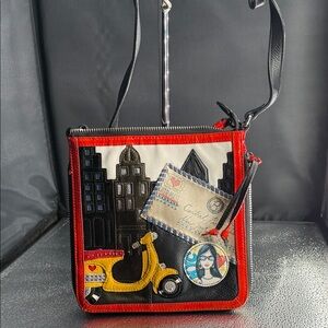 Brighton Crossbody Bag with Cityscape Design